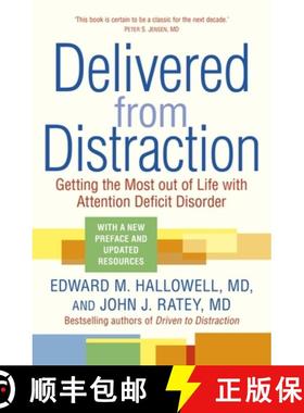 【3-4周达】Delivered from Distraction : Getting the Most out of Life with Attention Deficit Disorder [9781399813266]