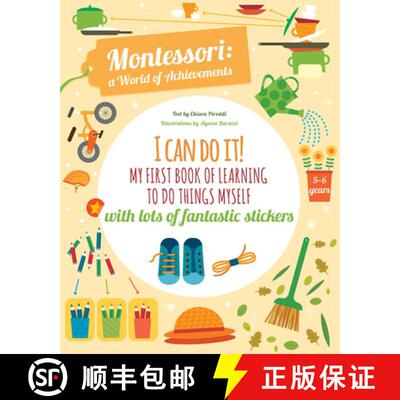【3-4周达】I Can Do It!: My First Book of Learning to Do Things Myself: With Lots of Fantastic Stickers [9788854419612]
