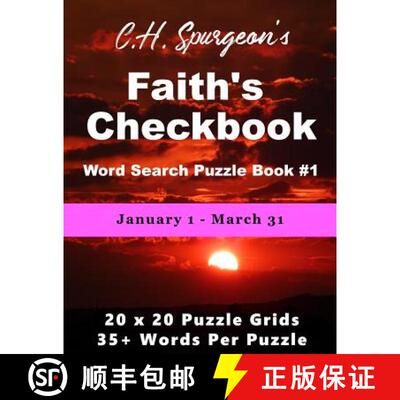 【3-4周达】C. H. Spurgeon's Faith Checkbook Word Search Puzzle Book #1: January 1 - March 31 [9781988938271]
