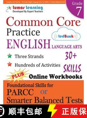 【3-4周达】Common Core Practice - 7th Grade English Language Arts: Workbooks to Prepare for the PARCC... [9781940484532]