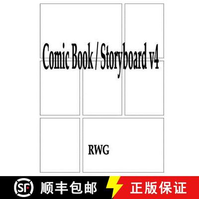 【3-4周达】Comic Book / Storyboard v4: 50 Pages 8.5 X 11 [9781684117826]