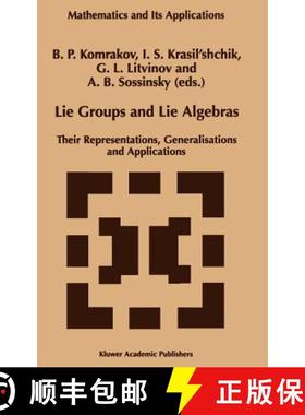 【3-4周达】Lie Groups and Lie Algebras : Their Representations, Generalisations and Applications [9780792349167]
