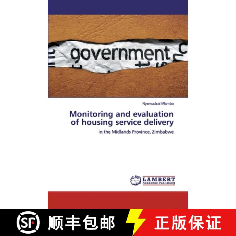 预订 Monitoring and evaluation of housing service delivery [9786200318183]