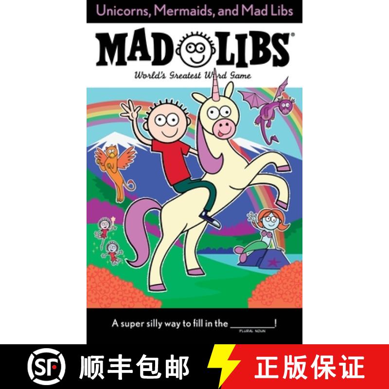 【3-4周达】Unicorns, Mermaids, and Mad Libs: World's Greatest Word Game [9780399544224]