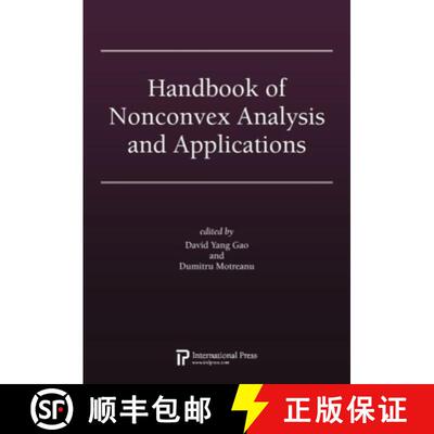 预订 Handbook of Nonconvex Analysis and Applications [9781571462985]