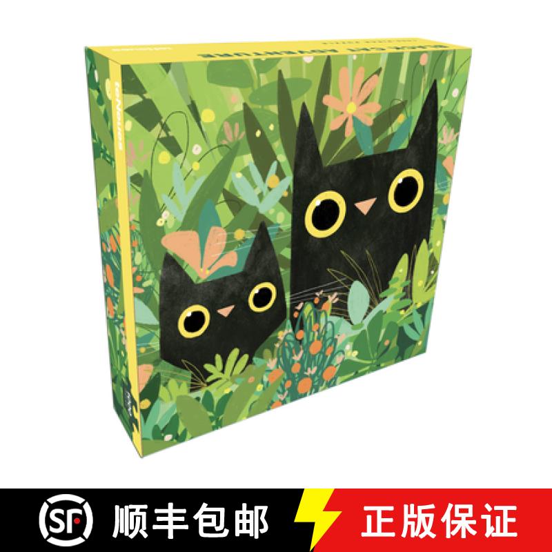 【3-4周达】Teneues - 1,000 Piece Puzzle: Black Cat Adventure, 20 X 20 Puzzle, Includes a Full Color P... [9781623259235]
