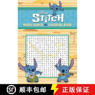 【3-4周达】Disney Stitch Word Search and Coloring Book [9781667208473]