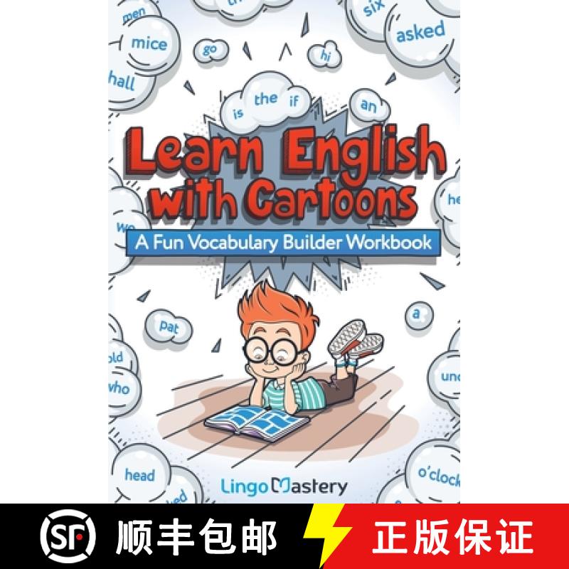 【3-4周达】Learn English With Cartoons: A Fun Vocabulary Builder Workbook [9781951949303]