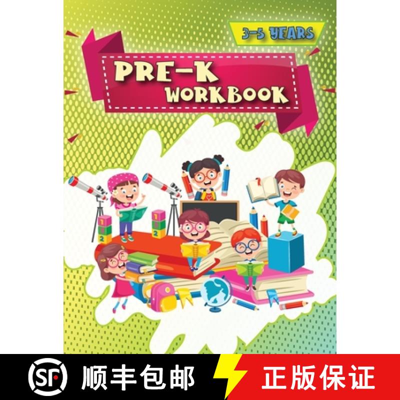 【2-3周达】Pre-K Workbook: Our starting Pre-k workbook for toddlers: pencil control, coloring, mazes,... [9783755105824]