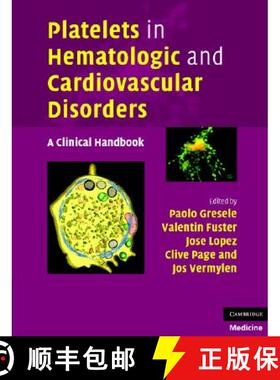 【3-4周达】精装 Platelets in Hematologic and Cardiovascular Disorders: A Clinical Handbook [9780521881159]
