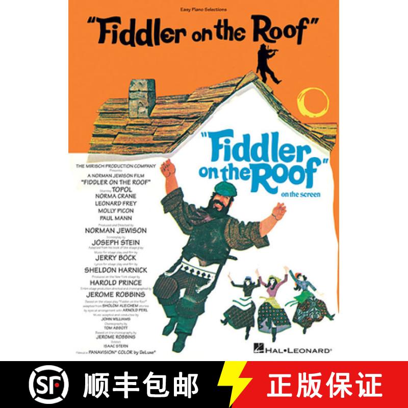 【3-4周达】Fiddler on the Roof: Easy Piano Selections [9781423410676]