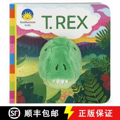 【3-4周达】Smithsonian Kids T.Rex Puppet Book [9781680528114]