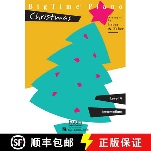 【3-4周达】Bigtime Piano Christmas - Level 4 [9781616770167]