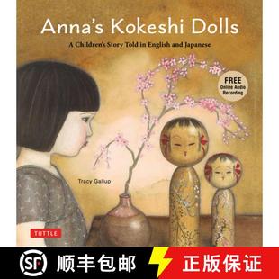 Japanese Told Story with Rec... Free Audio 9780804858724 Dolls 4周达 and Anna English Children Kokeshi