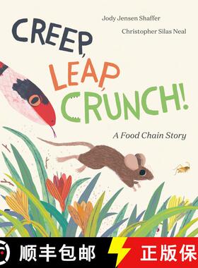【3-4周达】Creep, Leap, Crunch! A Food Chain Story [9780593565537]