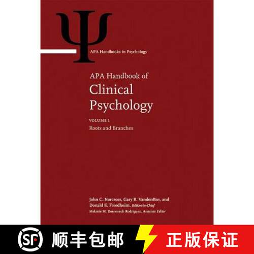 【3-4周达】精装 APA Handbook of Clinical Psychology: Volume 1: Roots and Branches Volume 2: Theory an... [9781433821295]