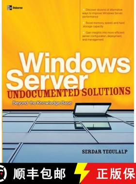 预订 Windows Server Undocumented Solutions: Beyond the Knowledge Base [9780072229417]