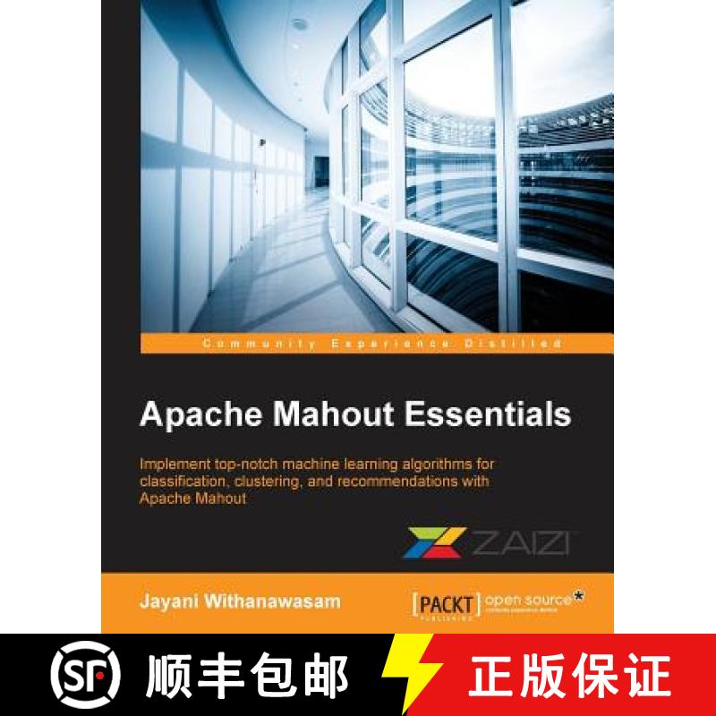 预订 Apache Mahout Essentials [9781783554997]