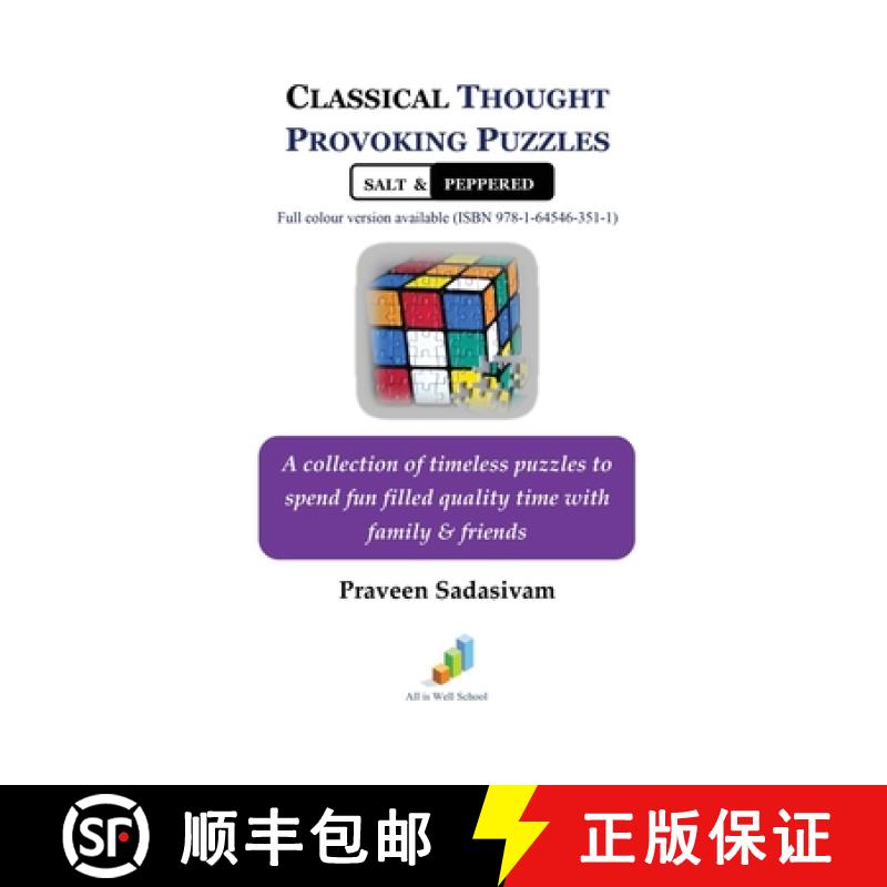 【2-3周达】Classical Thought Provoking Puzzles Salt & Peppered: A collection of timeless puzzles to s... [9781646502226]