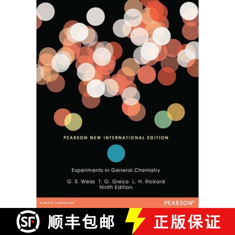 【3-4周达】Experiments in General Chemistry: Pearson New International Edition [9781292039558]