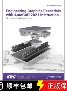 【3-4周达】Engineering Graphics Essentials with AutoCAD 2021 Instruction [9781630573508]