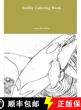 【3-4周达】Sealife Coloring Book [9781678108502]
