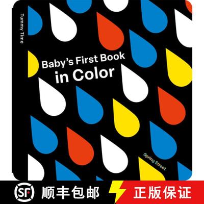 【3-4周达】Spring Street Tummy Time: Baby's First Book in Color [9781454712497]