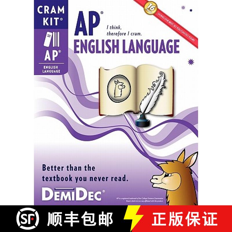 【3-4周达】AP English Language Cram Kit: Better than the textbook you never read. [9781936206131]