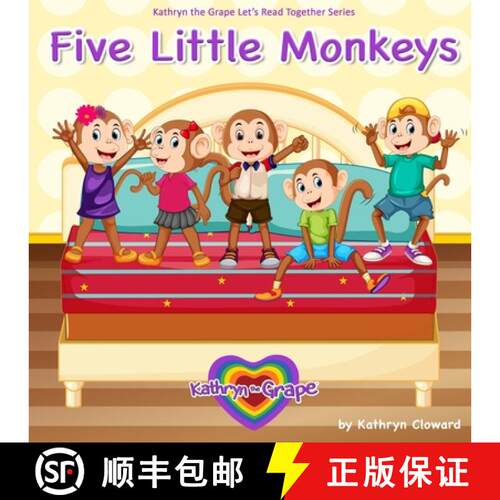 【3-4周达】Five Little Monkeys [9781970163155]