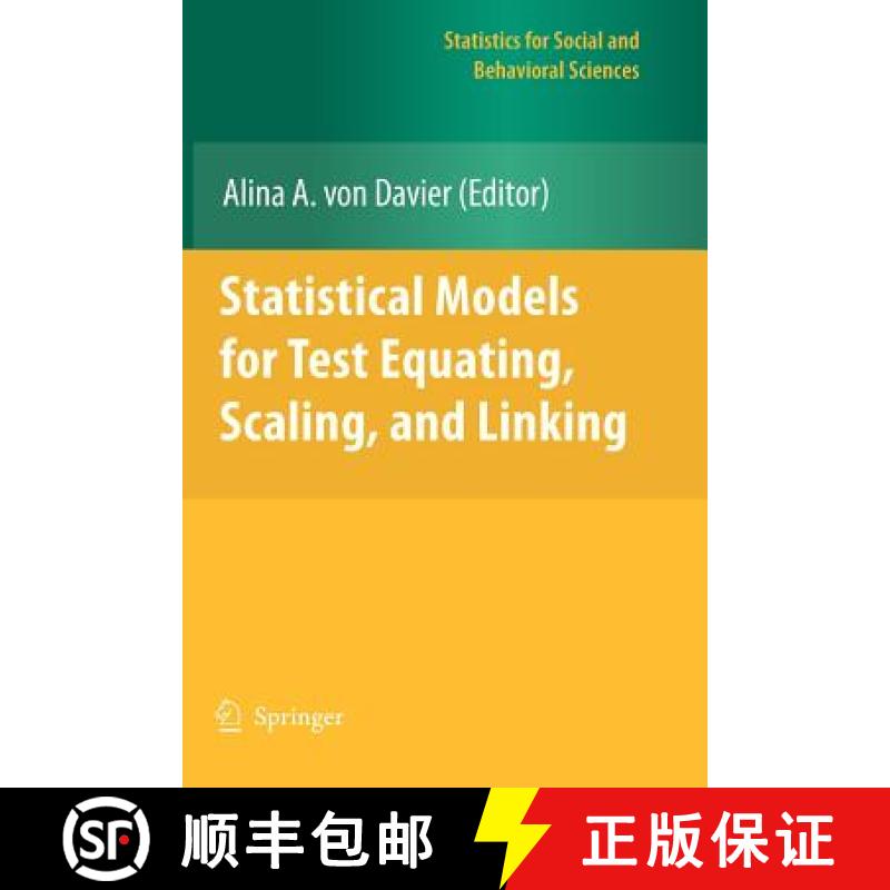 【3-4周达】Statistical Models for Test Equating, Scaling, and Linking [9781461427100]
