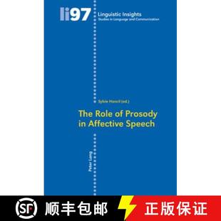 Prosody 9783039116966 The Speech Role Affective 预订