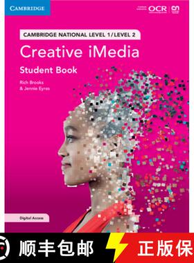 【3-4周达】Cambridge National in Creative Imedia Student Book with Digital Access (2 Years): Level 1/... [9781009110358]