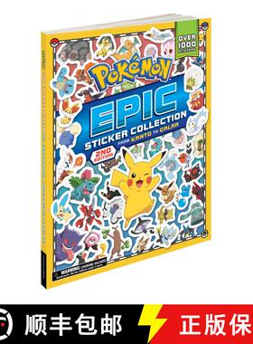 【3-4周达】Pokémon Epic Sticker Collection 2nd Edition: From Kanto to Galar: Volume 2 [9781604382198]