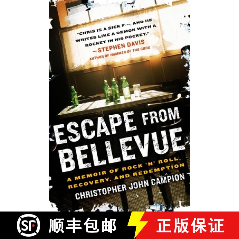 【3-4周达】Escape from Bellevue: A Memoir of Rock 'n' Roll, Recovery, and Redemption [9781592405305]
