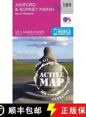 【3-4周达】Ashford & Romney Marsh, Rye & Folkestone [9780319475126]