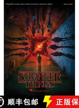 【3-4周达】Stranger Things: Music from the Netflix Original Series Arranged for Easy Piano with Lyrics [9781705179451]