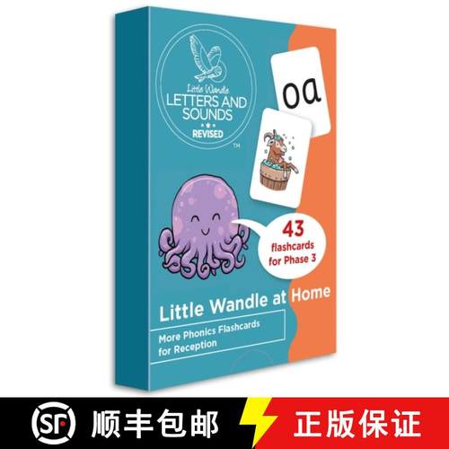【3-4周达】Little Wandle at Home More Phonics Flashcards for Reception [9780008587543]