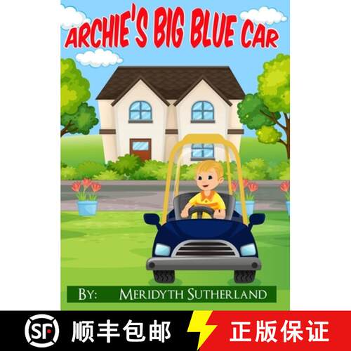 【3-4周达】精装 Archie's Big Blue Car [9781956515633]