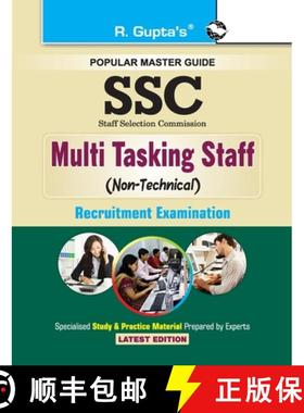 【3-4周达】Ssc: Multi Tasking Staff (NonTechnical) Paper I & II Recruitment Exam Guide [9789350120804]