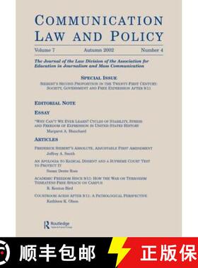 【3-4周达】Siebert's Second Proposition in the Twenty-first Century: Society, Government and Free Exp... [9780805896343]