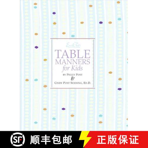 【3-4周达】精装 Emily Post's Table Manners for Kids [9780061117091]