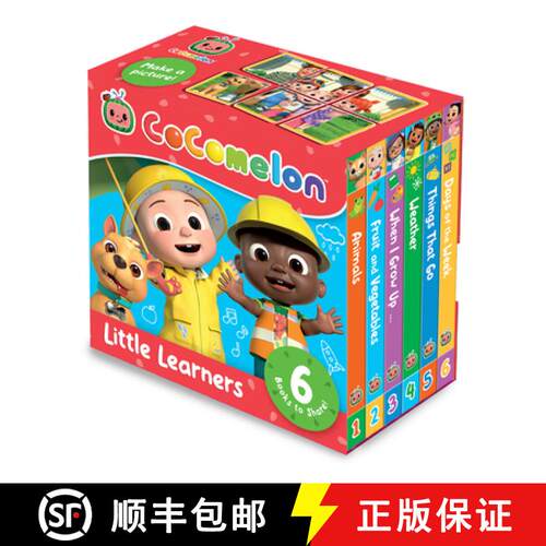 【3-4周达】Official CoComelon Little Learners Pocket Library [9780008680770]