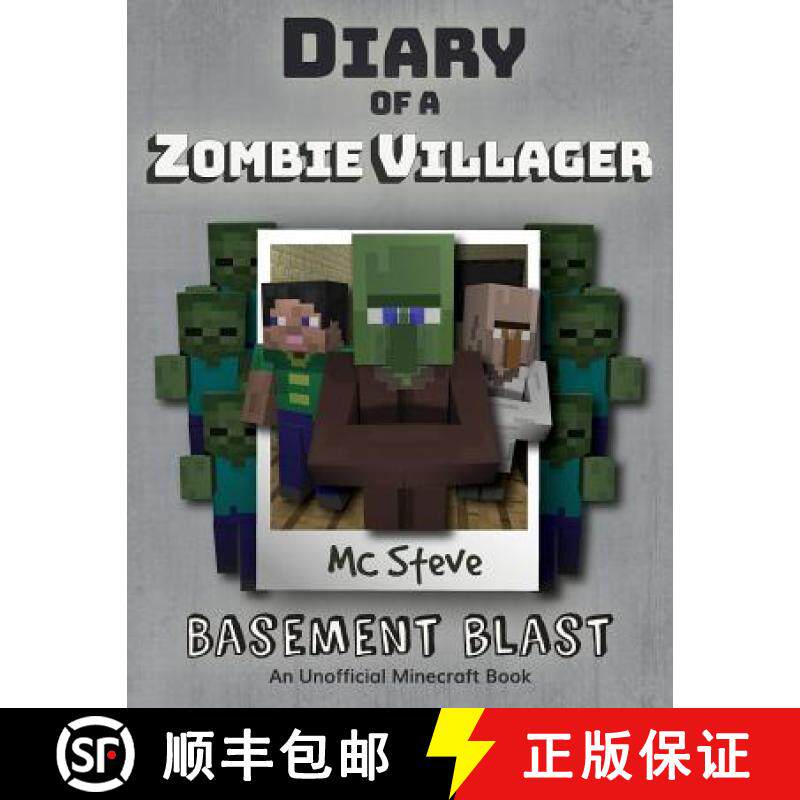 【3-4周达】Diary of a Minecraft Zombie Villager: Book 1 - Basement Blast [9781946525369]