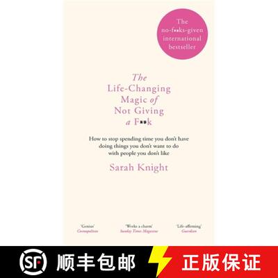 【3-4周达】精装 The Life-Changing Magic of Not Giving a F**k : The bestselling book everyone is talki... [9781784298463]