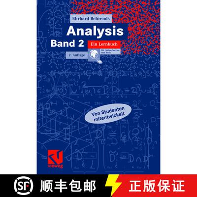 【3-4周达】Analysis Band 2 : Ein Lernbuch (2., akt. Auflage 2007) (2., akt. Auflage 2007) (2., akt. A... [9783834801029]