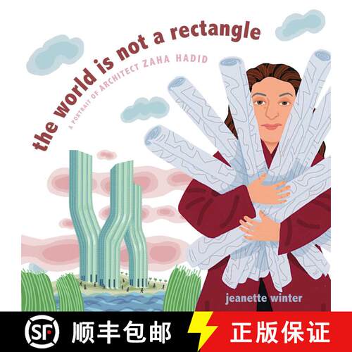 【3-4周达】精装 The World Is Not a Rectangle : A Portrait of Architect Zaha Hadid [9781481446693]