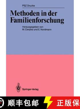 【3-4周达】Methoden in der Familienforschung [9783540174622]