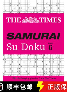 【3-4周达】The Times Samurai Su Doku 6: 100 Extreme Puzzles for the Fearless Su Doku Warrior [9780008228941]