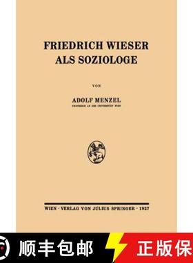 【3-4周达】Friedrich Wieser als Soziologe [9783709195840]