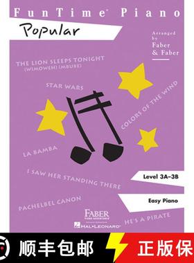 预订 FunTime Piano Popular Level 3A-3B: Level 3a-3b [9781616770075]